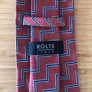 Kolte Silk Tie MADE IN ITALY! Dark Orange!